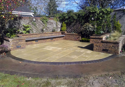 Stone patio Dublin