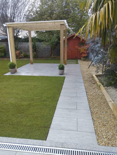 Completed patio project